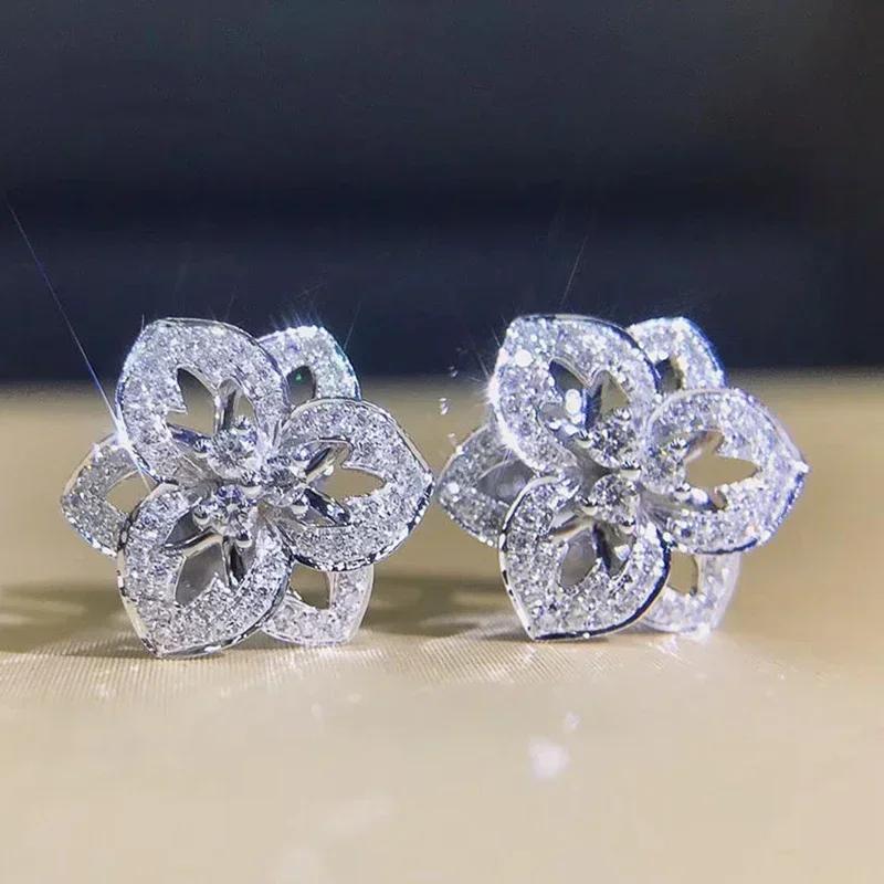 New Romantic Women s Flower Earrings Copper Color/Rose Gold Color Available Holiday Stud Party Fashion Zircon Gifts
New Romantic Women s Flower Earrings Copper Color/Rose Gold Color Available Holiday Stud Party Fashion Zircon Gifts