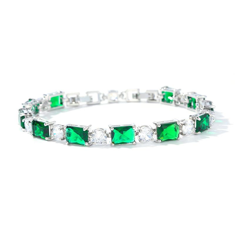 Simple and Fashionable Colored Square Zircon Bracelet for Women Niche and High End
Simple and Fashionable Colored Square Zircon Bracelet for Women Niche and High End