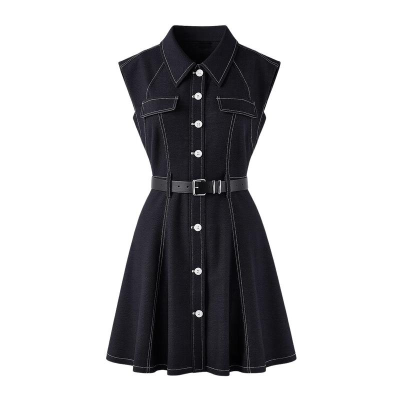 Qiushui Yiren Women s Workwear Sleeveless A-Line Dress L
Qiushui Yiren Women s Workwear Sleeveless A-Line Dress L