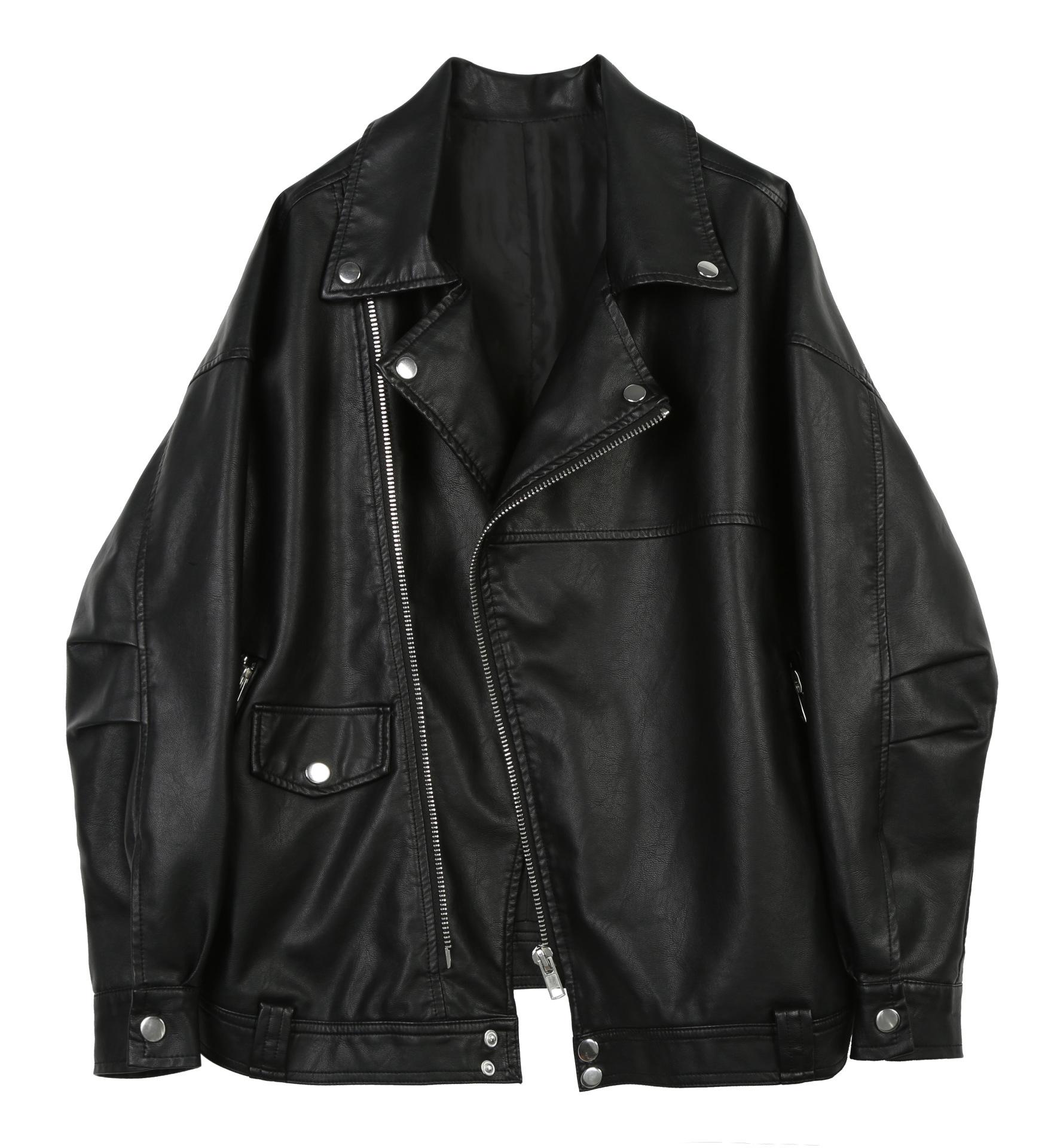 Women s Black Leather Jacket - 2024 Spring/Autumn Motorcycle Style, Petite & Plus Sizes, Korean Casual Fit Small
Women s Black Leather Jacket - 2024 Spring/Autumn Motorcycle Style, Petite & Plus Sizes, Korean Casual Fit Small