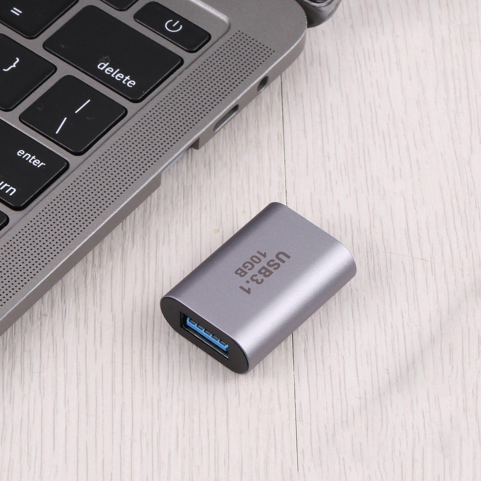 USB 3.1 Female to Type C Female Adapter Up to 10Gbps Data Transfer Speeds Aluminum Shell Laptop Computer USB C Connector As Shown A
USB 3.1 Female to Type C Female Adapter Up to 10Gbps Data Transfer Speeds Aluminum Shell Laptop Computer USB C Connector As Shown A