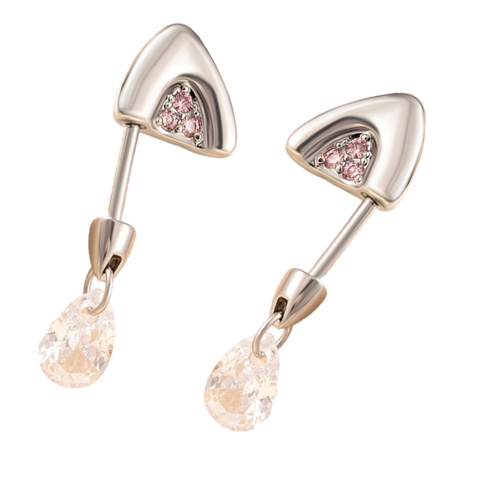 Трендовые серьги-каффы с кошачьими ушками из титановой стали, пирсинг козелка уха, аксессуары с цирконом, женские украшения 2
Трендовые серьги-каффы с кошачьими ушками из титановой стали, пирсинг козелка уха, аксессуары с цирконом, женские украшения 2