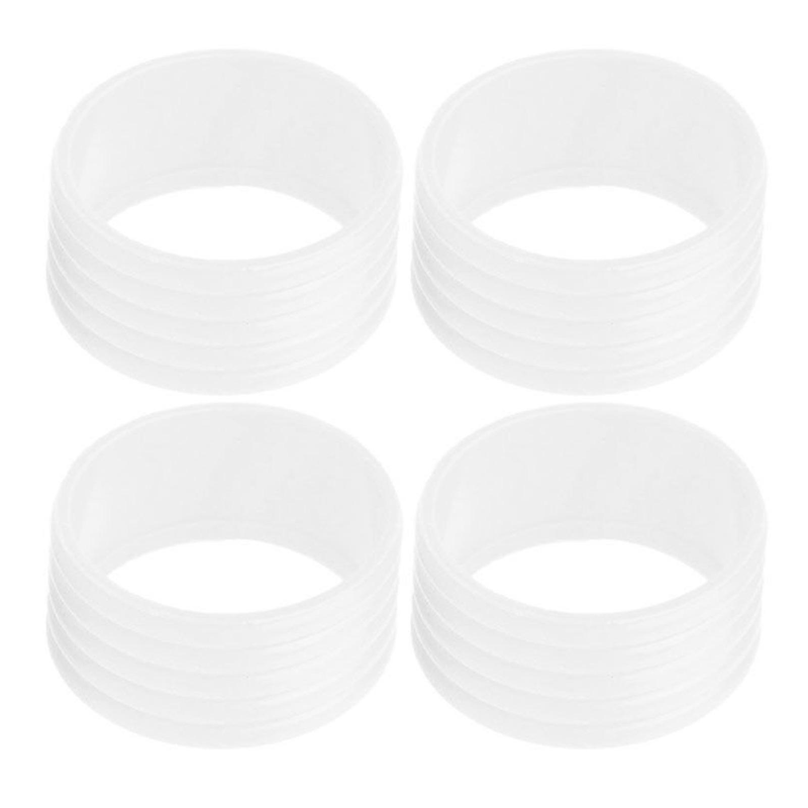 4Pcs Tennis Racket Grip Rings Racket Fixed Rings Grip Tape for Tennis Racket Handle Tacky Tennis Racket Grip Bands Set білий
4Pcs Tennis Racket Grip Rings Racket Fixed Rings Grip Tape for Tennis Racket Handle Tacky Tennis Racket Grip Bands Set білий