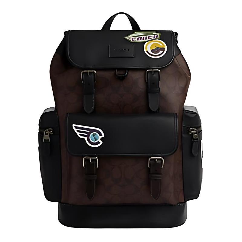 COACH Sprint 29 Classic Print Drawstring Closure Coated Canvas + Fine Pebbled Leather + Smooth Calfskin Backpack Large Men s Brown + Black чорний
COACH Sprint 29 Classic Print Drawstring Closure Coated Canvas + Fine Pebbled Leather + Smooth Calfskin Backpack Large Men s Brown + Black чорний
