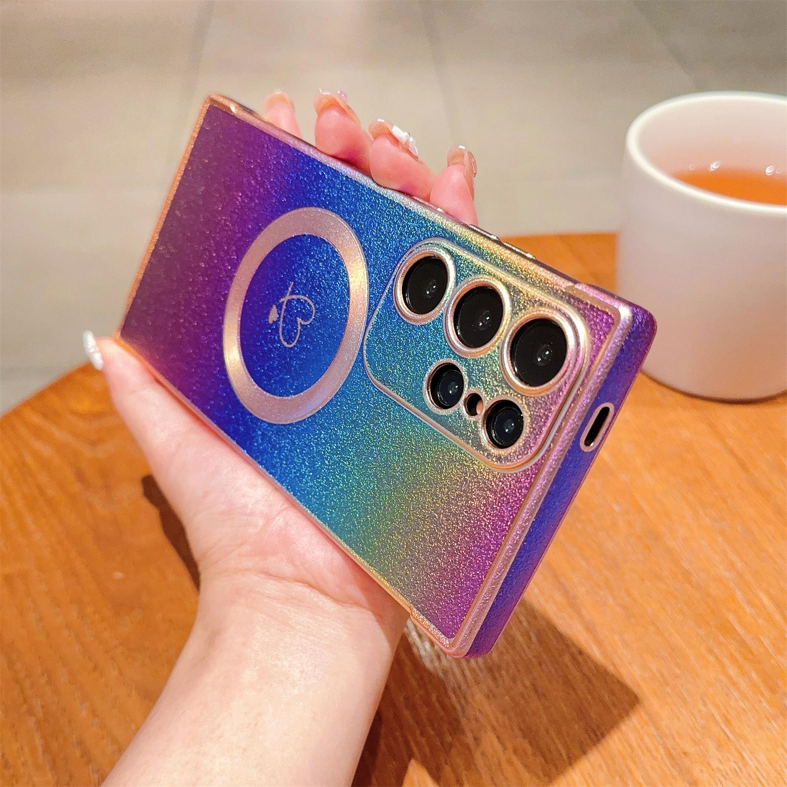For Samsung Galaxy S23 Ultra Case Love Heart Iridescent TPU Phone Cover Compatible with MageSafe Colorful
For Samsung Galaxy S23 Ultra Case Love Heart Iridescent TPU Phone Cover Compatible with MageSafe Colorful