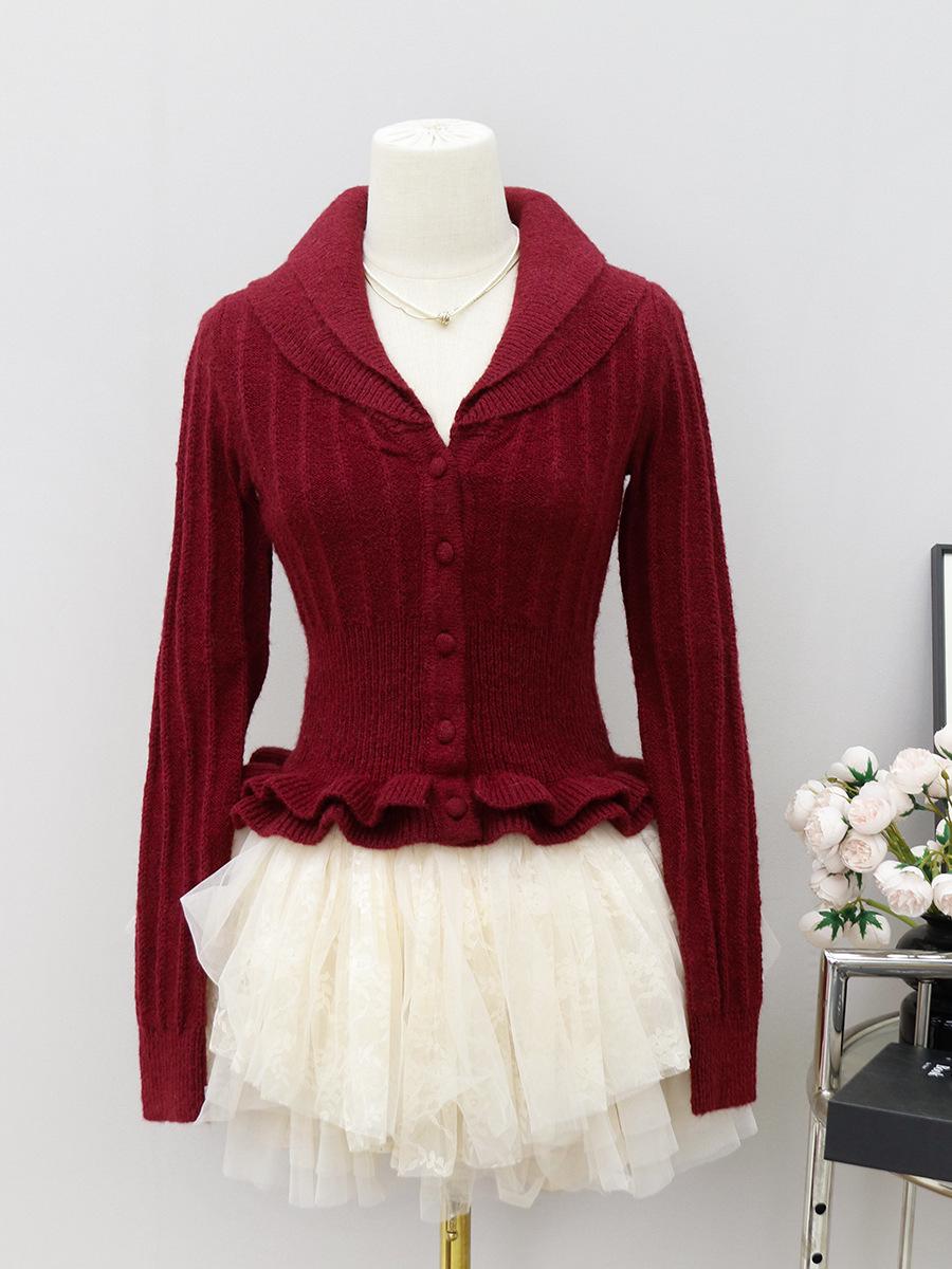 Cedar Warm Two-Tone Wool Knit Ruffle Dress Extra Small
Cedar Warm Two-Tone Wool Knit Ruffle Dress Extra Small