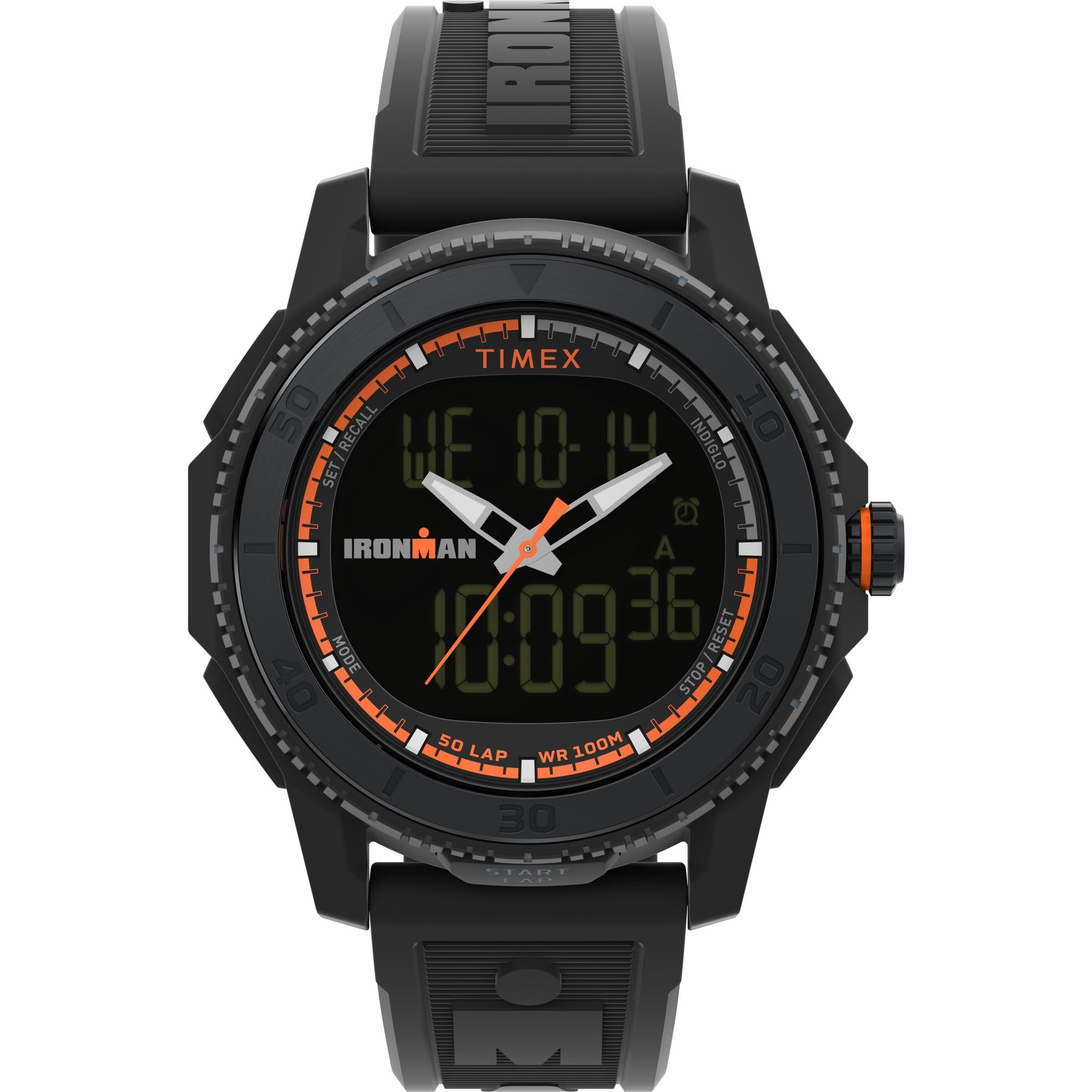 Timex Men s Ironman Adrenaline Ana-Digi 46mm Watch - Strap Digital Neg Display Dial Black Case, Black/Black/Digital Neg Display. , modern 
Timex Men s Ironman Adrenaline Ana-Digi 46mm Watch - Strap Digital Neg Display Dial Black Case, Black/Black/Digital Neg Display. , modern