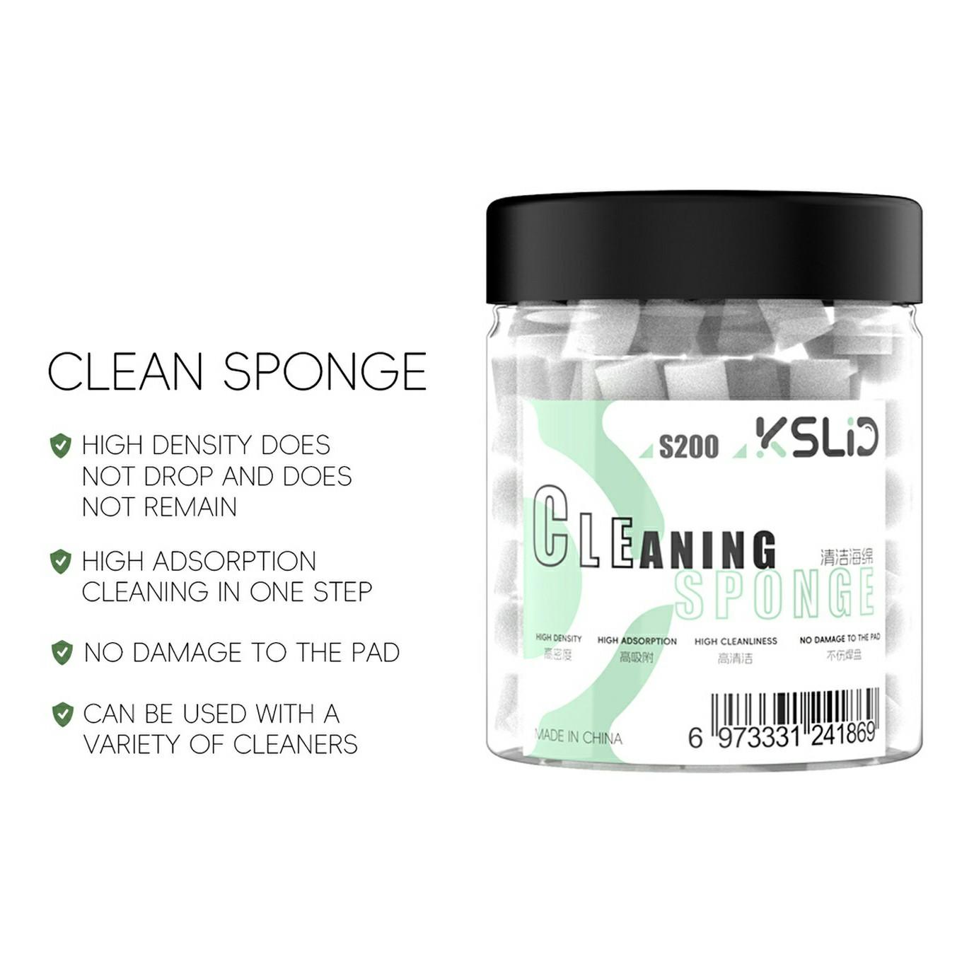 KSLID S200 200Pcs Nano Cleaning Sponge Dust-Free Wipes for Mobile Phone Screen Glue Removal Type A
KSLID S200 200Pcs Nano Cleaning Sponge Dust-Free Wipes for Mobile Phone Screen Glue Removal Type A