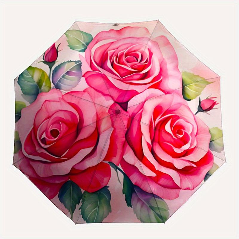 1pc Rose Bouquet Automatic Open/Close Umbrella, Portable Folding umbrella for Everyday Use yy250826086
1pc Rose Bouquet Automatic Open/Close Umbrella, Portable Folding umbrella for Everyday Use yy250826086