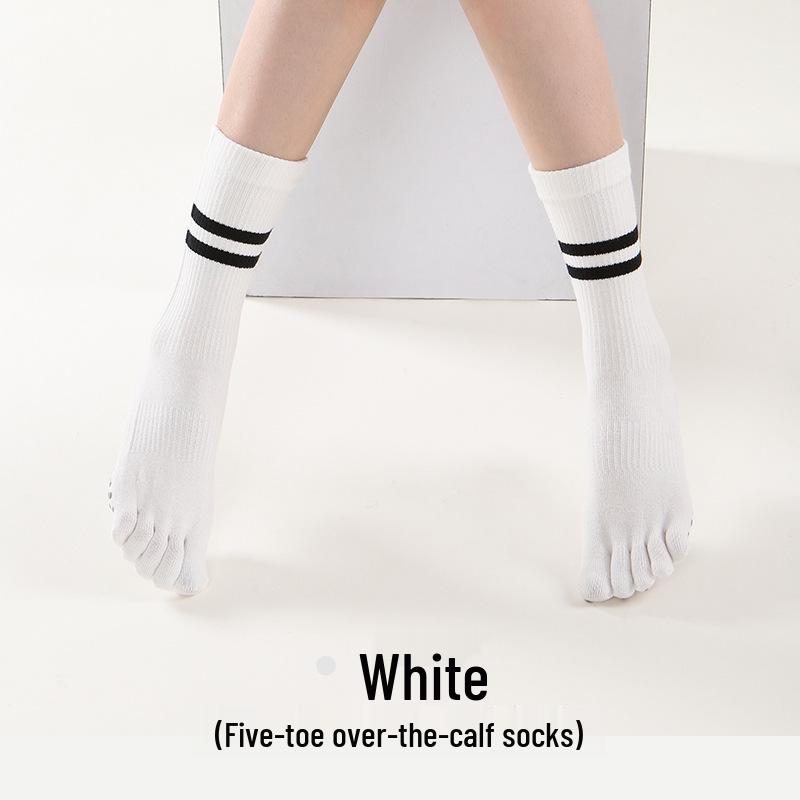 Силиконовые нескользящие носки для йоги с пятью пальцами для девочек - носки с раздельными пальцами для пилатеса и фитнеса One Size белый
Силиконовые нескользящие носки для йоги с пятью пальцами для девочек - носки с раздельными пальцами для пилатеса и фитнеса One Size белый