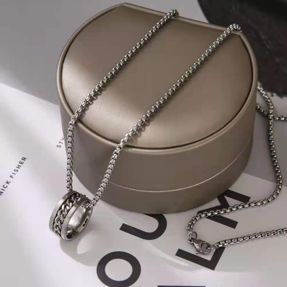 Open Wine Bottle Opener - Rotating Ring Necklace for Men, Also Suitable for Women. Hip-hop Style Personalized Pendant. 60cm
Open Wine Bottle Opener - Rotating Ring Necklace for Men, Also Suitable for Women. Hip-hop Style Personalized Pendant. 60cm