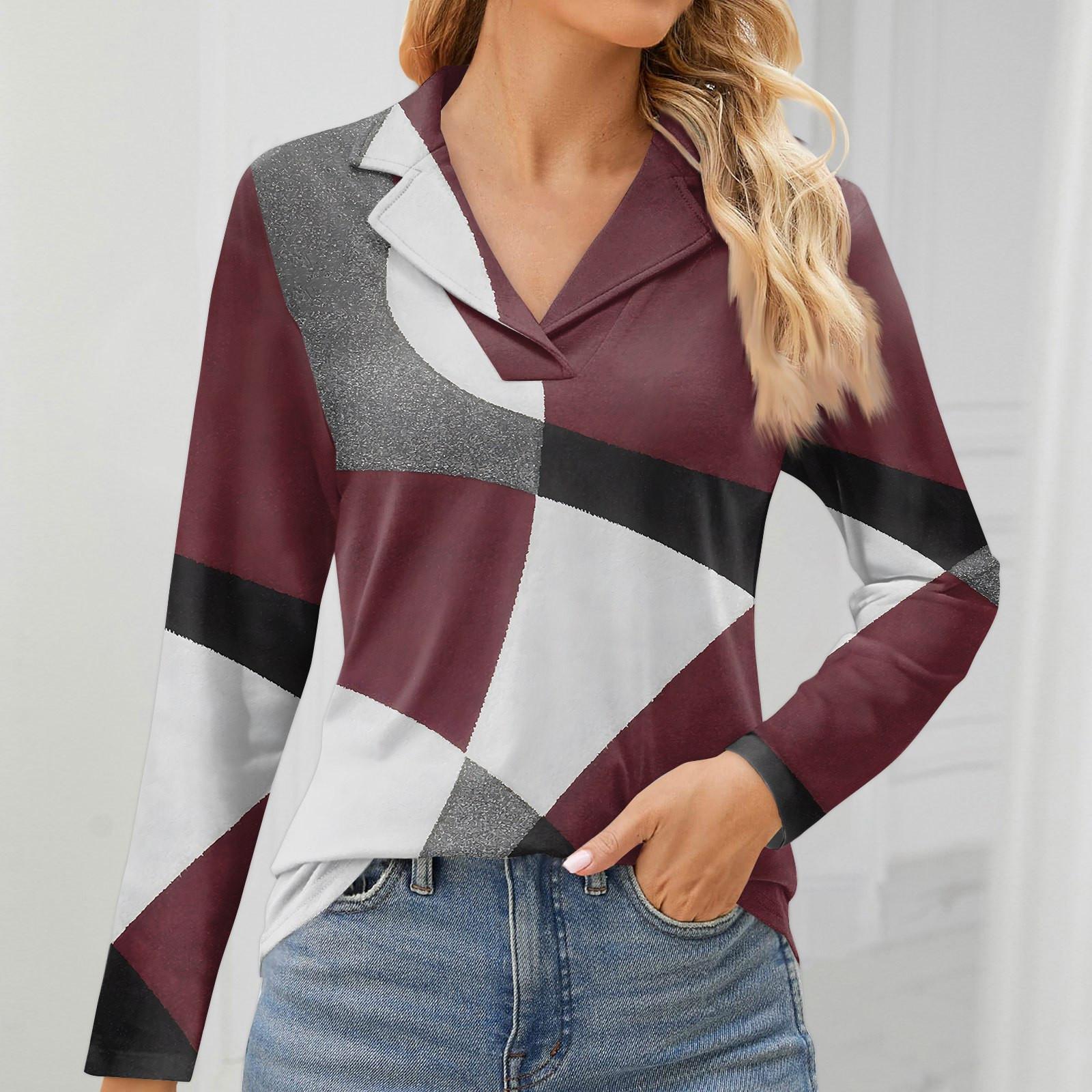 Женская мода для отдыха с длинным рукавом и V-образным вырезом с цветочным принтом XL винный
Женская мода для отдыха с длинным рукавом и V-образным вырезом с цветочным принтом XL винный