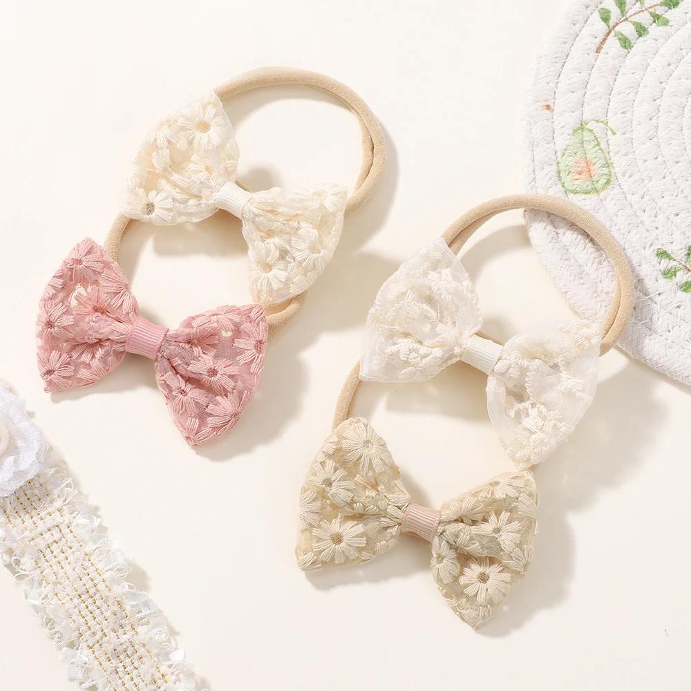 4pcs Baby Girls Embroidered Lace Headband Newborn Elastic Hairband Fashion Floral Hair Ornaments Baby Accessories Bow Headwear
4pcs Baby Girls Embroidered Lace Headband Newborn Elastic Hairband Fashion Floral Hair Ornaments Baby Accessories Bow Headwear