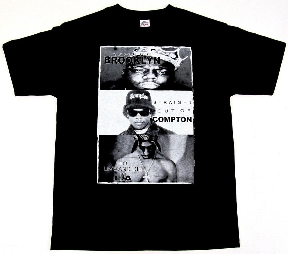 TUPAC BIGGIE EazyE T-shirt Hip Hop Rap Tee Notorious B.I.G. 2Pac Adult S-2XL New Unisex T-Shirt L
TUPAC BIGGIE EazyE T-shirt Hip Hop Rap Tee Notorious B.I.G. 2Pac Adult S-2XL New Unisex T-Shirt L