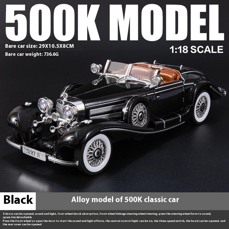 1:18 Mercedes Benz 1936 500K Classic Car Alloy Diecast Metal Model Sound and Light Toy Vehicle Ornaments Birthday Gifts for Boys чорний
1:18 Mercedes Benz 1936 500K Classic Car Alloy Diecast Metal Model Sound and Light Toy Vehicle Ornaments Birthday Gifts for Boys чорний