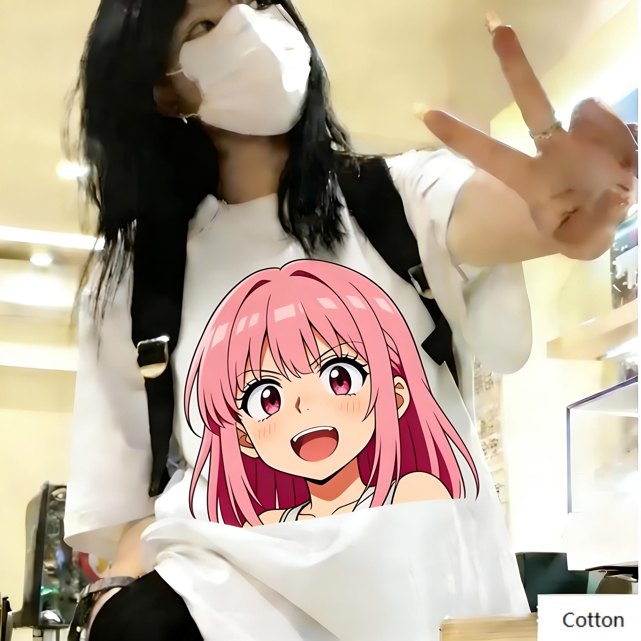 Sweet Cool Style Unisex Cotton TShirt Featuring Edgy Pink Hair Anime Girl Design Japanese Kawaii Style Top for Trendy 4XL
Sweet Cool Style Unisex Cotton TShirt Featuring Edgy Pink Hair Anime Girl Design Japanese Kawaii Style Top for Trendy 4XL