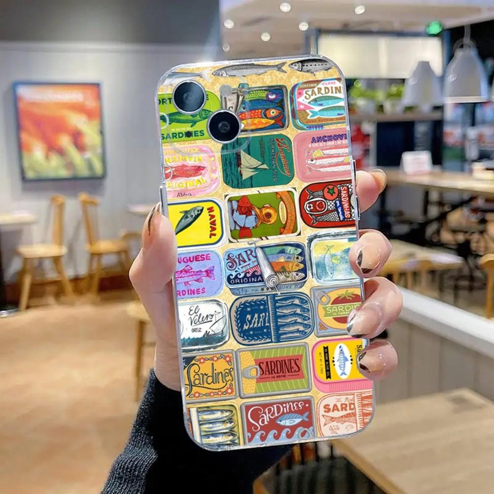 Funny Sardines Phone Case For iPhone 16 15 14 13 12 11 Pro Max Mini X XS SE 7 8 Plus 16E Shockproof Non-Slip Silicone Soft Cover iPhone 7 8 SE
Funny Sardines Phone Case For iPhone 16 15 14 13 12 11 Pro Max Mini X XS SE 7 8 Plus 16E Shockproof Non-Slip Silicone Soft Cover iPhone 7 8 SE