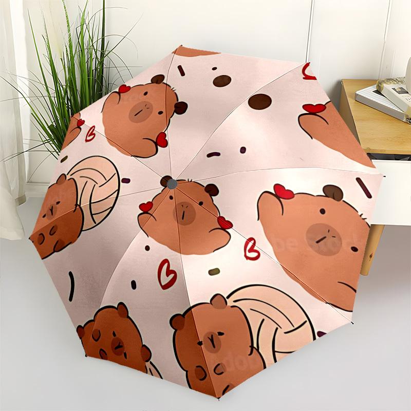 Capybara, Love Automatic Folding Umbrella Compact 8 rib Design, Unique Style, Suitable for Everyday Outdoor Use, Perfect Gift for Friends an
Capybara, Love Automatic Folding Umbrella Compact 8 rib Design, Unique Style, Suitable for Everyday Outdoor Use, Perfect Gift for Friends an