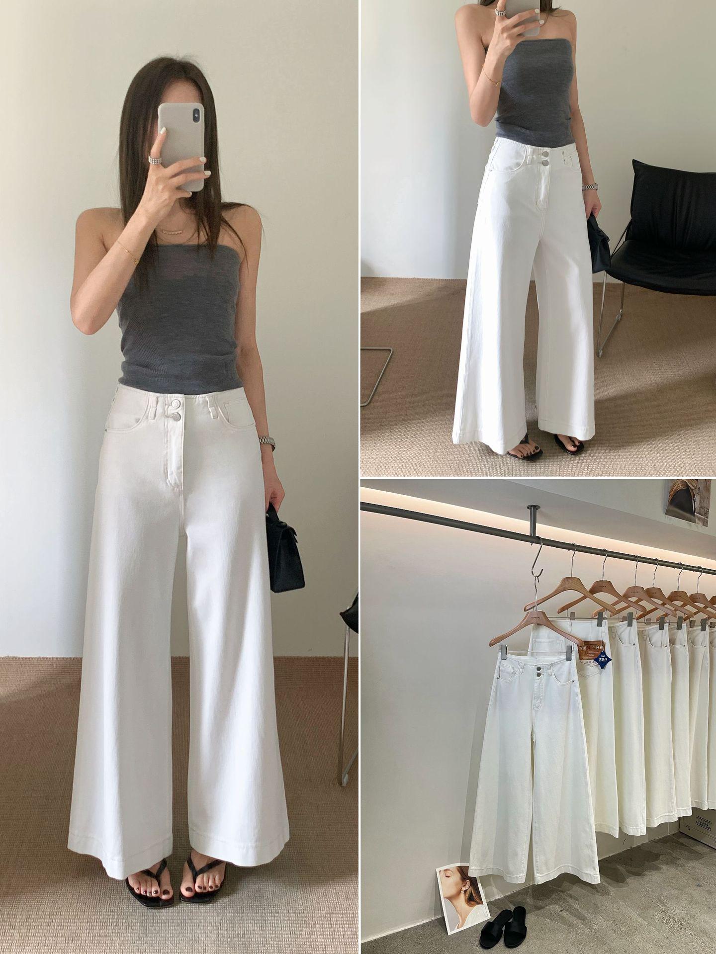 Summer Thin TOP European-Style Korean Double-Button French Stretch Tube Leg Denim Pants 30 грязно-белый
Summer Thin TOP European-Style Korean Double-Button French Stretch Tube Leg Denim Pants 30 грязно-белый