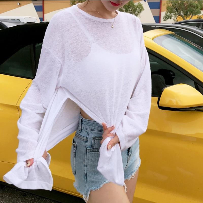 Модная свободная белая футболка с длинным рукавом для женщин, повседневная однотонная тонкая сексуальная женская футболка-пуловер с солнцезащитным кремом, темпераментная женская футболка на бретельках 26000 One Size слоновая кость
Модная свободная белая футболка с длинным рукавом для женщин, повседневная однотонная тонкая сексуальная женская футболка-пуловер с солнцезащитным кремом, темпераментная женская футболка на бретельках 26000 One Size слоновая кость