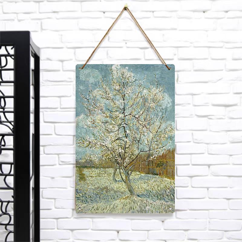 Van Gogh Blossoming Almond Tree Oil Painting Custom Iron Wall Art Modern Metal Hanging Decor for Living Room 7.9x11.8In(20x30cm)
Van Gogh Blossoming Almond Tree Oil Painting Custom Iron Wall Art Modern Metal Hanging Decor for Living Room 7.9x11.8In(20x30cm)