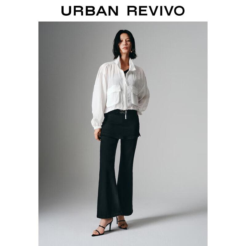 UR Women s Casual Loose Jacket with Double Zipper Pockets L
UR Women s Casual Loose Jacket with Double Zipper Pockets L