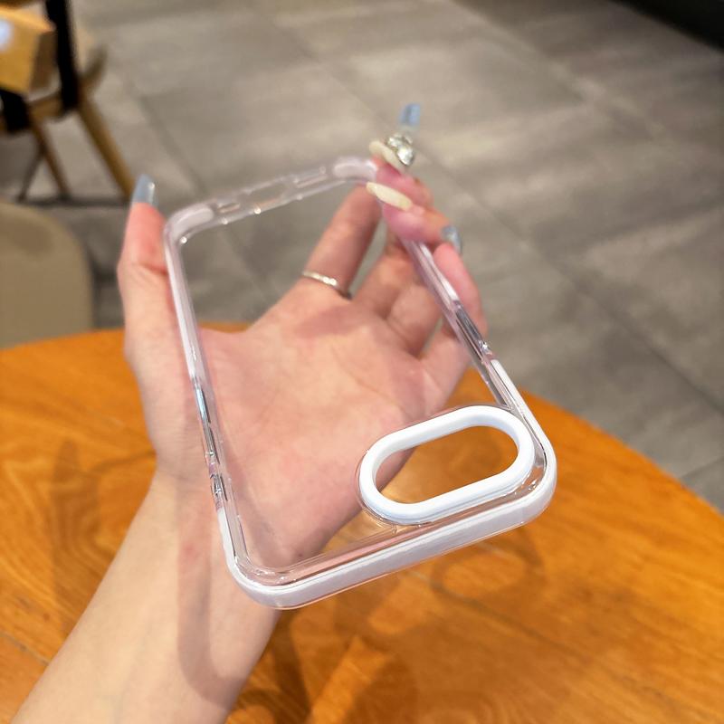For iPhone 17E16E case Ultra Transparent Real Drop-proof Anti-Shock PET Stripe Layer Raised Lens Bezel P Rigid Hybrid Cover Pc + tpu&iPhone 16e білий
For iPhone 17E16E case Ultra Transparent Real Drop-proof Anti-Shock PET Stripe Layer Raised Lens Bezel P Rigid Hybrid Cover Pc + tpu&iPhone 16e білий
