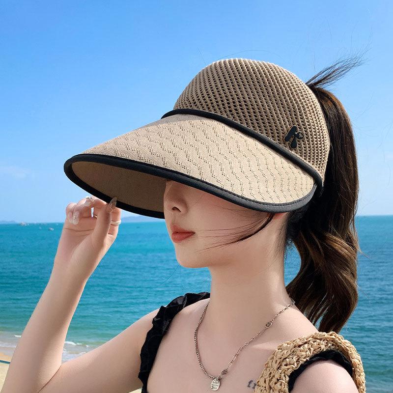 Summer Sun Hat for Women Beach Breathable UV Cool Hat Korean Version Versatile Ponytail Sun Protection Ceiling Hat Adjustable
Summer Sun Hat for Women Beach Breathable UV Cool Hat Korean Version Versatile Ponytail Sun Protection Ceiling Hat Adjustable