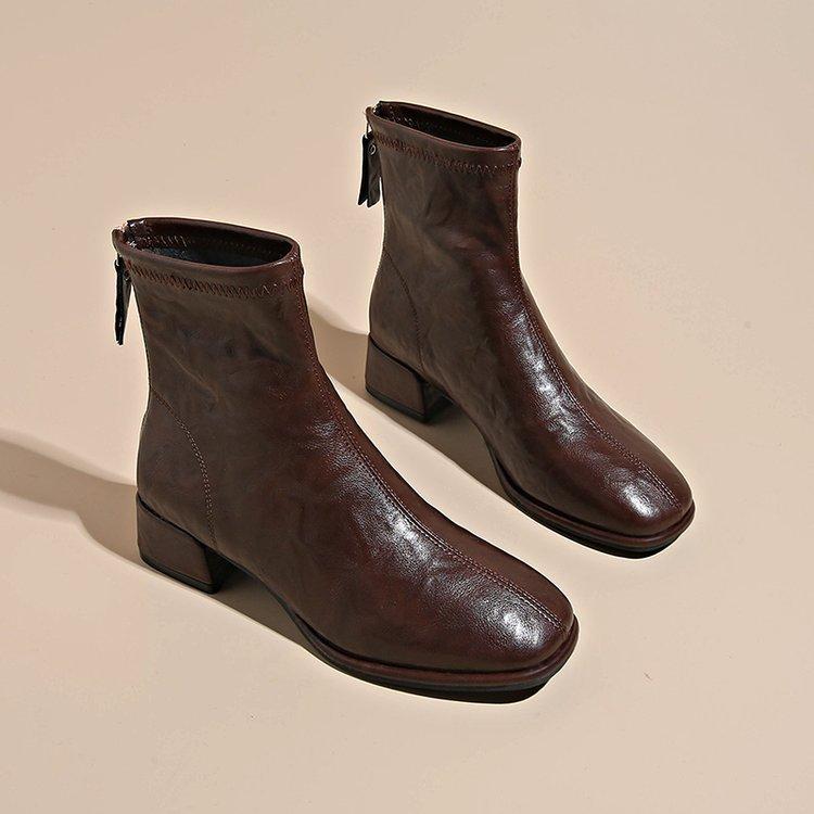 Temperament квадратный носок молния сбоку толстый каблук короткие сапоги женские 2024 осень и зима новый универсальный стираный узор ретро мода 43
Temperament квадратный носок молния сбоку толстый каблук короткие сапоги женские 2024 осень и зима новый универсальный стираный узор ретро мода 43