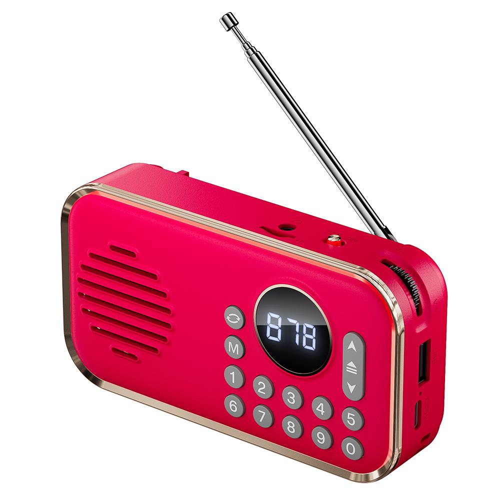 Портативное FM-радио P35 с Bluetooth 5.0, аудиокабелем 3,5 мм, ретро-динамиком, поддержкой TF-карты и USB-диска Red
Портативное FM-радио P35 с Bluetooth 5.0, аудиокабелем 3,5 мм, ретро-динамиком, поддержкой TF-карты и USB-диска Red