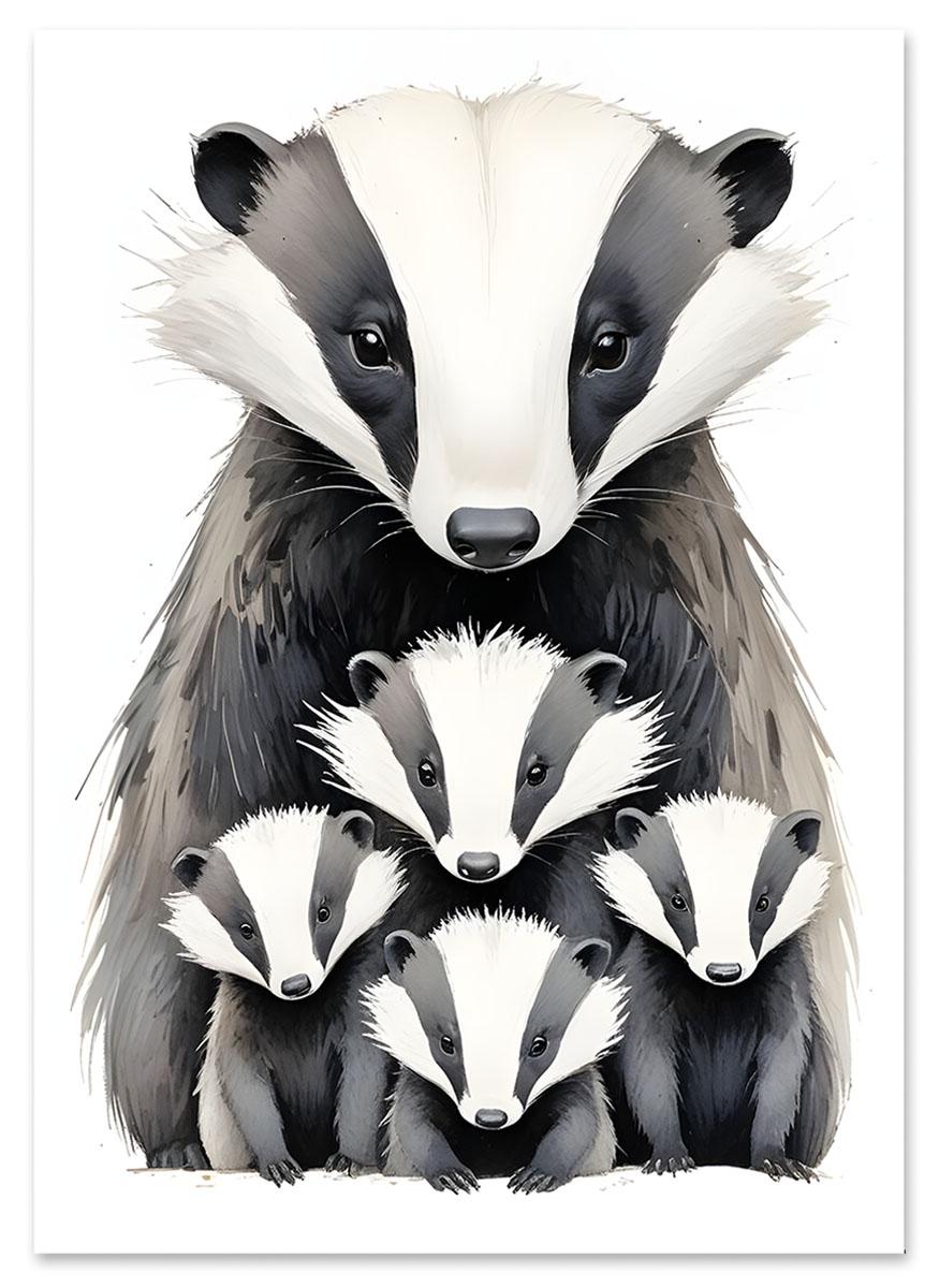 Plakat plakaty dziecięce rodzina szopów 30x40 cm
Plakat plakaty dziecięce rodzina szopów 30x40 cm