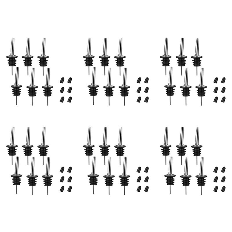 36Pc Stainless Steel Pourers,Speed Pourer, Liquor Bottle Pourers And Vinegar Tapered Stopper Spout,With Sealed Dust Caps
36Pc Stainless Steel Pourers,Speed Pourer, Liquor Bottle Pourers And Vinegar Tapered Stopper Spout,With Sealed Dust Caps