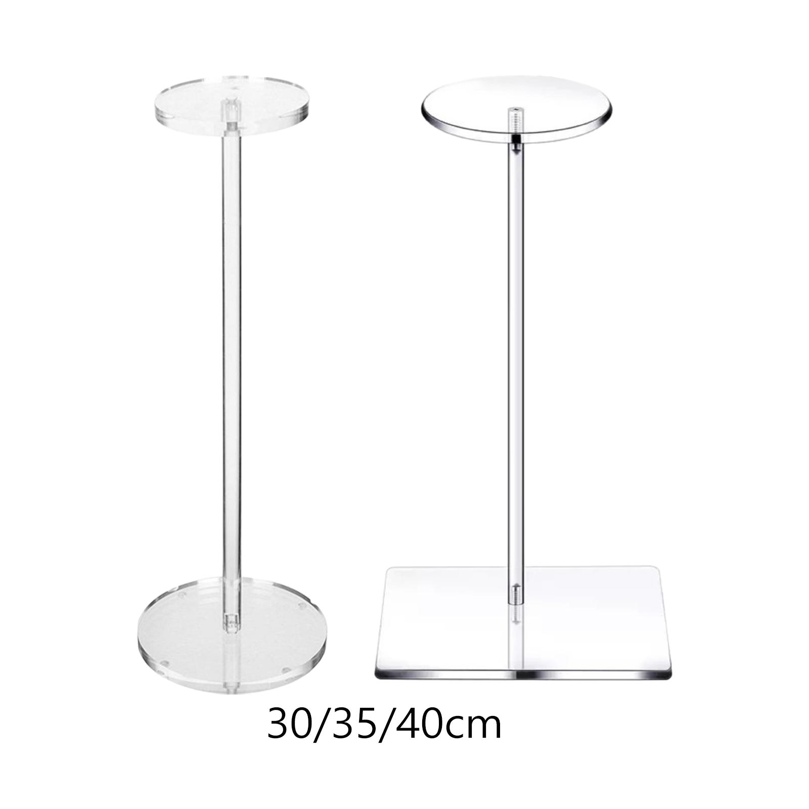 Acrylic Hat Stand Hat Cap Holder Hat Display Rack for Jewelry Cowboy Hat Wig Round Base 30cm
Acrylic Hat Stand Hat Cap Holder Hat Display Rack for Jewelry Cowboy Hat Wig Round Base 30cm