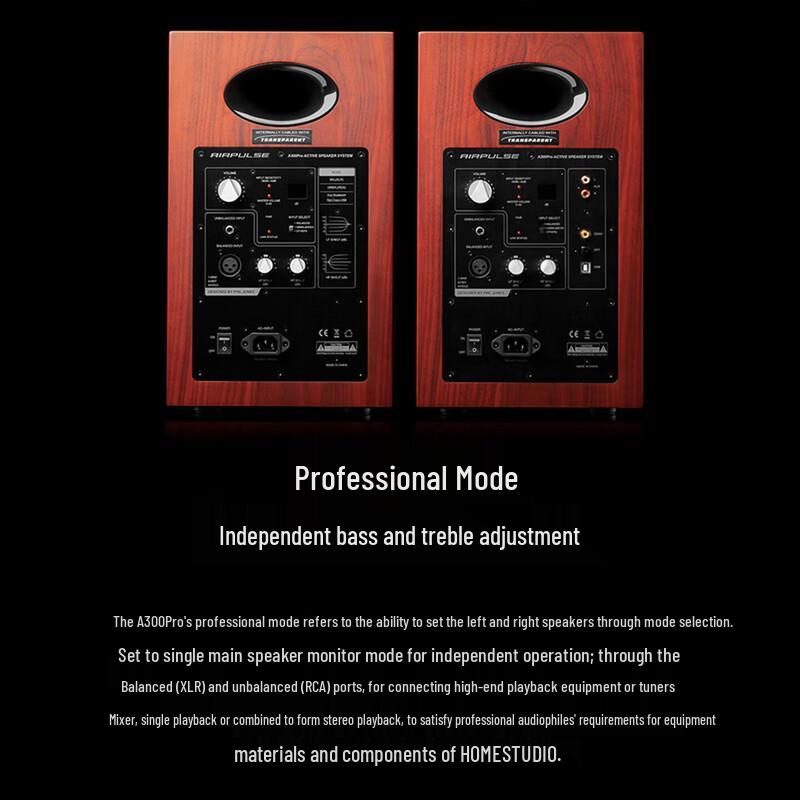Edifier AIRPULSE A300 Pro Active Bookshelf Speakers (CN version)
Edifier AIRPULSE A300 Pro Active Bookshelf Speakers (CN version)