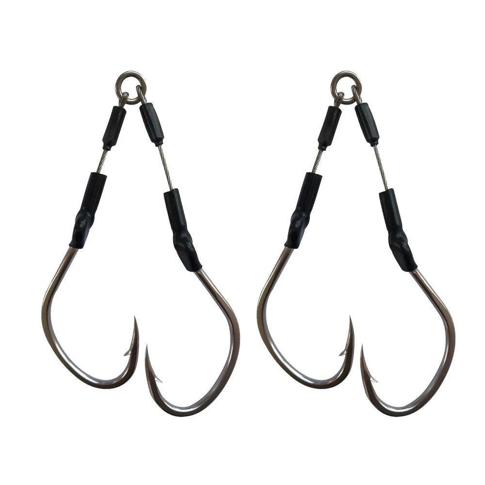 Carbon Stainless Wire Fish Double Hooks Barbed Fishing Assist Hooks Fishing Hooks Sea Fishing
Carbon Stainless Wire Fish Double Hooks Barbed Fishing Assist Hooks Fishing Hooks Sea Fishing