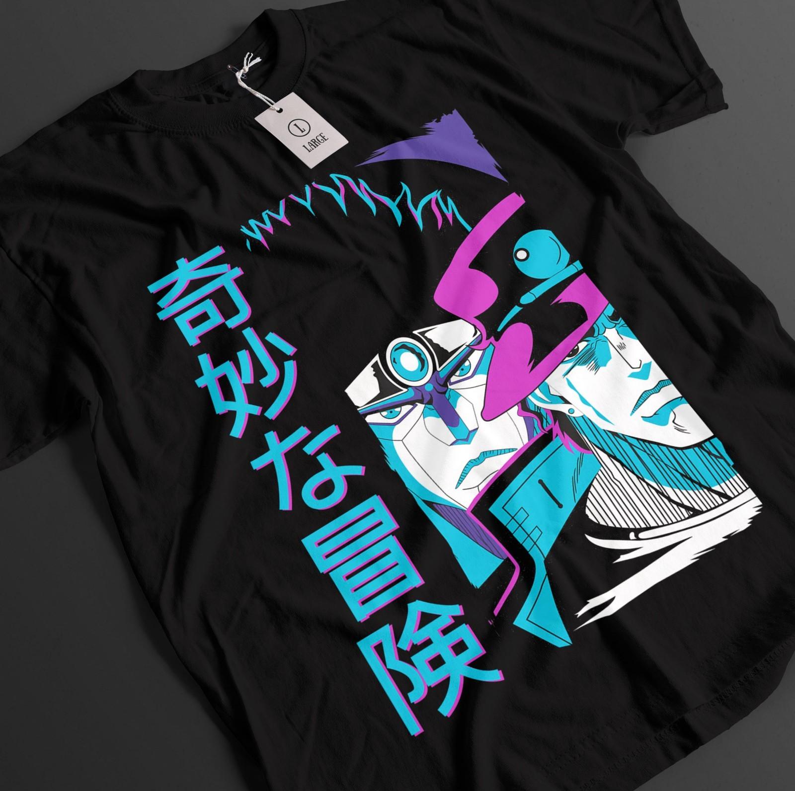 Jojo s Bizarre Adventure T-Shirt Mens Womens Tees Top Jotaro Tshirt Dio Joseph Shirt Giorno Anime Tee S
Jojo s Bizarre Adventure T-Shirt Mens Womens Tees Top Jotaro Tshirt Dio Joseph Shirt Giorno Anime Tee S