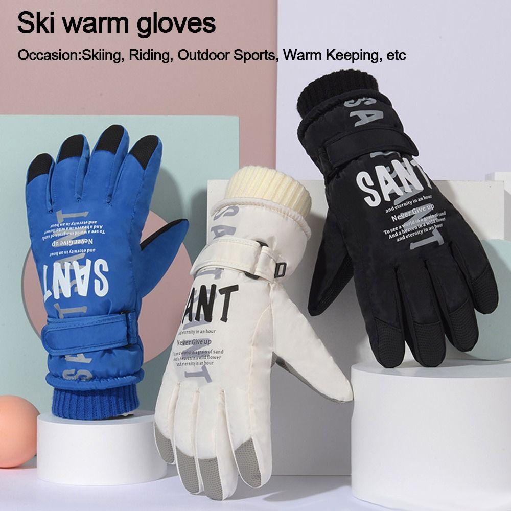 Touch Screen Snow Gloves Thicken Warm Riding Gloves Outdoor Sports Ski Gloves Adult Children
Touch Screen Snow Gloves Thicken Warm Riding Gloves Outdoor Sports Ski Gloves Adult Children