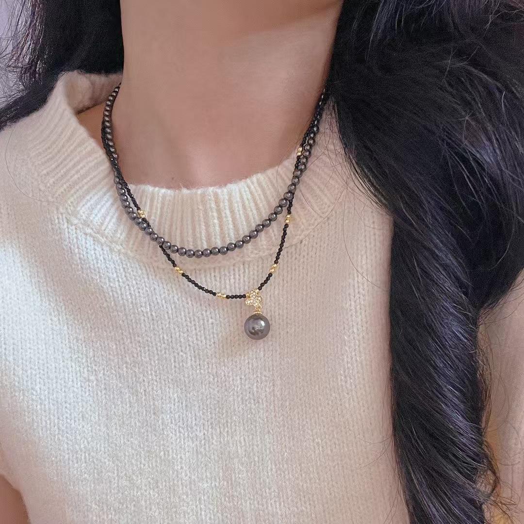 Vintage Double Night Black Artificial Crystal Treasure Pendant Necklace Clavicle Chain
Vintage Double Night Black Artificial Crystal Treasure Pendant Necklace Clavicle Chain