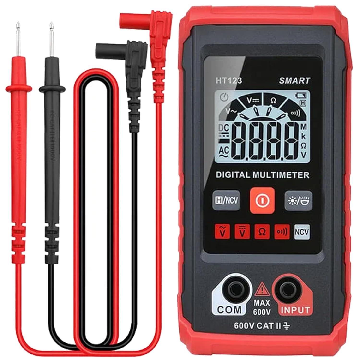 Intelligent digital multimeter voltmeter automatic range multimeter AC/DC voltage resistance continuity tester with backlight
Intelligent digital multimeter voltmeter automatic range multimeter AC/DC voltage resistance continuity tester with backlight