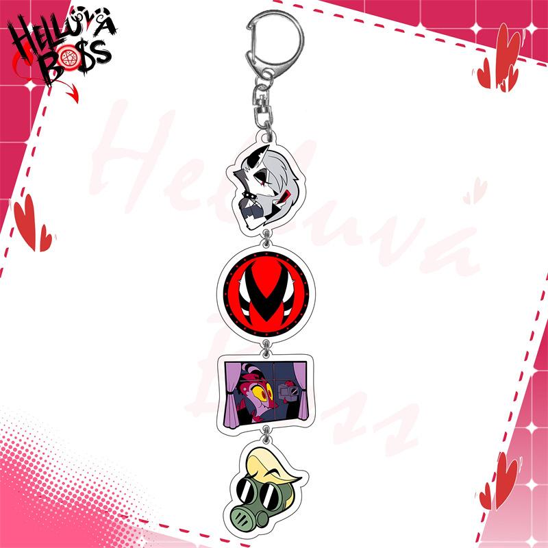 Anime Acrylic Keychain Cat for Hazbin Hotel Charlie Morningstar Vaggie Angel Dust Alastor 3 Vees Lucifer Morningstar Husk Niffty
Anime Acrylic Keychain Cat for Hazbin Hotel Charlie Morningstar Vaggie Angel Dust Alastor 3 Vees Lucifer Morningstar Husk Niffty