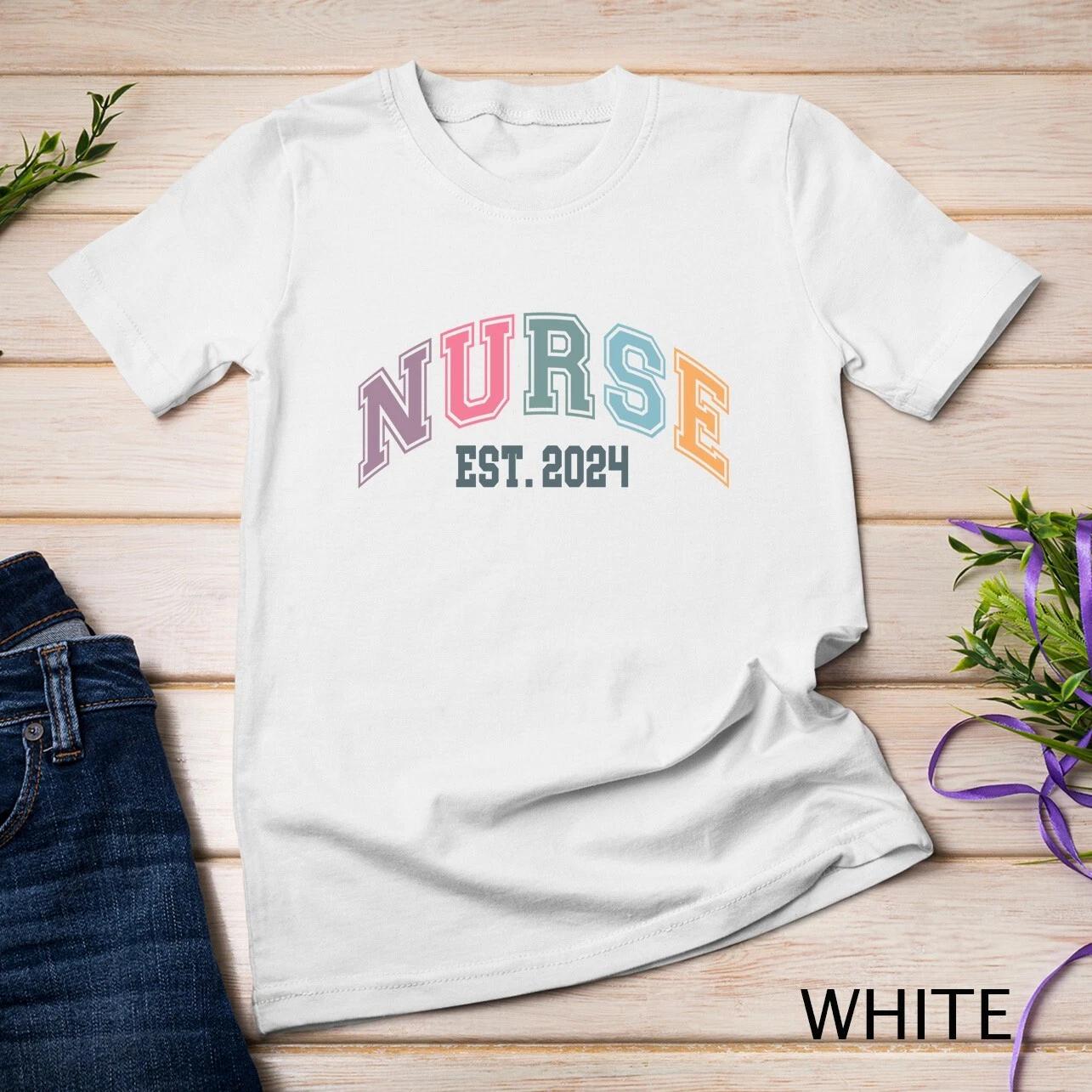 Nurse Est. 2024 New Nurse Graduation Gift For Nurse 2024 RN Unisex T-shirt 4XL
Nurse Est. 2024 New Nurse Graduation Gift For Nurse 2024 RN Unisex T-shirt 4XL