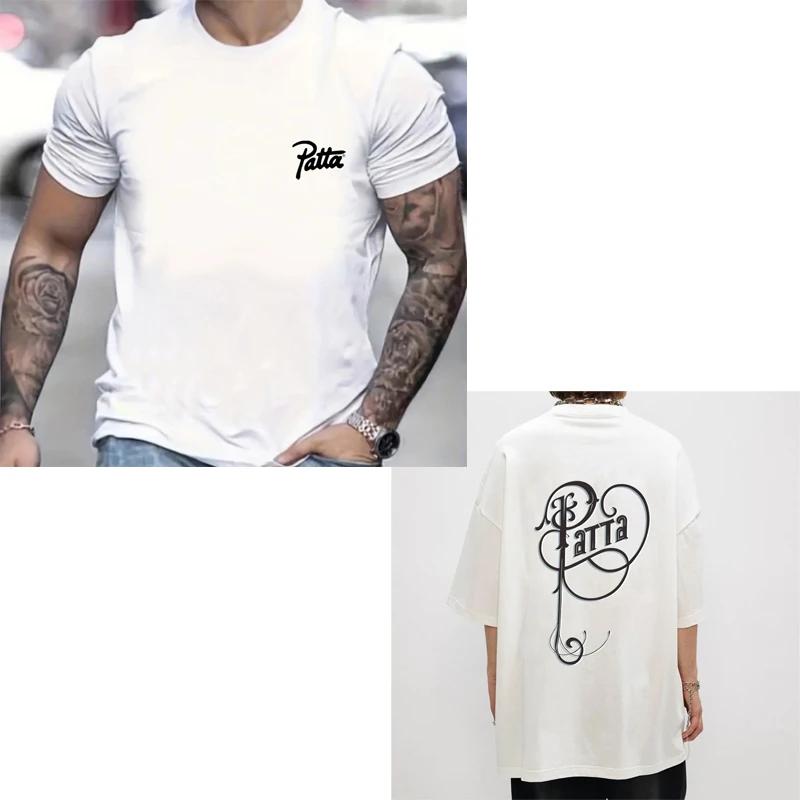 American NEW Patta T Shirt Creative Pink Letter Print Short Sleeve Summer Men s Women s Oversized Casual Top T-shirt M
American NEW Patta T Shirt Creative Pink Letter Print Short Sleeve Summer Men s Women s Oversized Casual Top T-shirt M