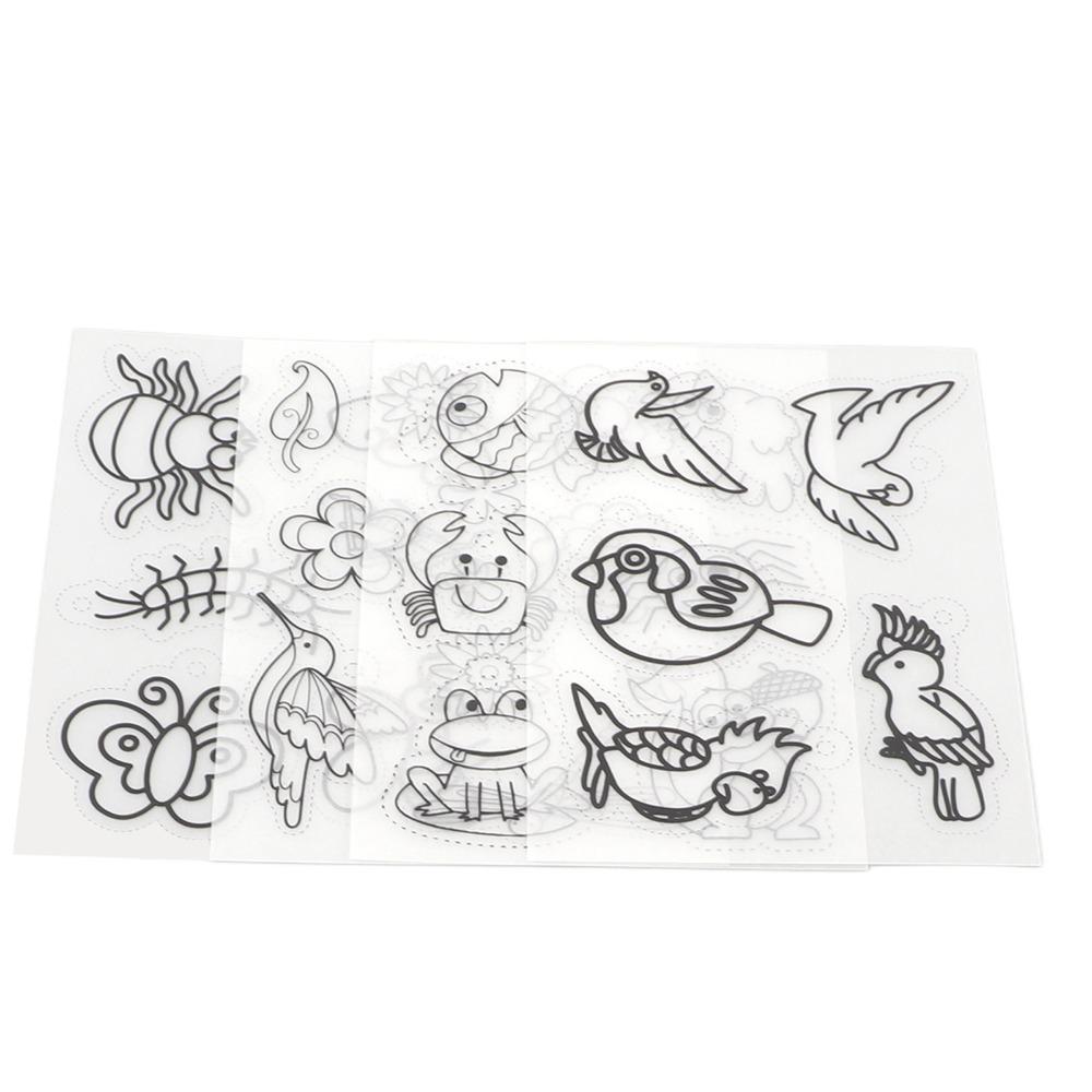 8pcs Colorable Shrink Plastic Sheets Hand Painted Shrink Art Paper Shrinky Dink Paper DIY Keychain bird
8pcs Colorable Shrink Plastic Sheets Hand Painted Shrink Art Paper Shrinky Dink Paper DIY Keychain bird