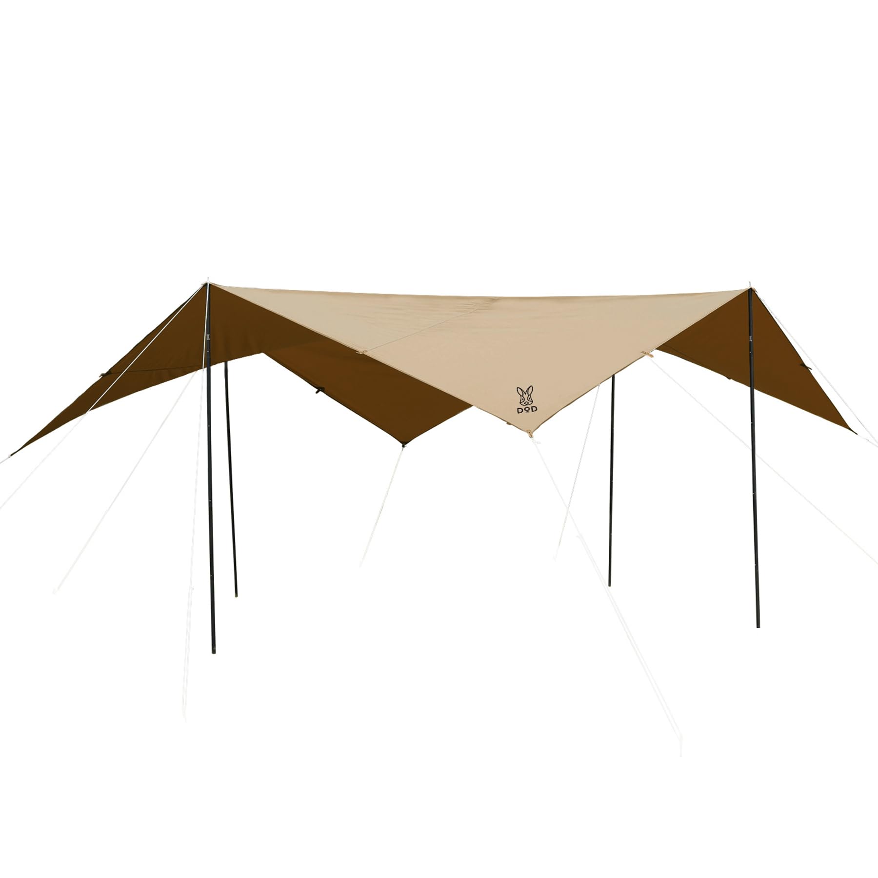 DOD Cheese Tarp M Extra large polycotton tarp that can be set up however you like - TT10-739-TN
DOD Cheese Tarp M Extra large polycotton tarp that can be set up however you like - TT10-739-TN