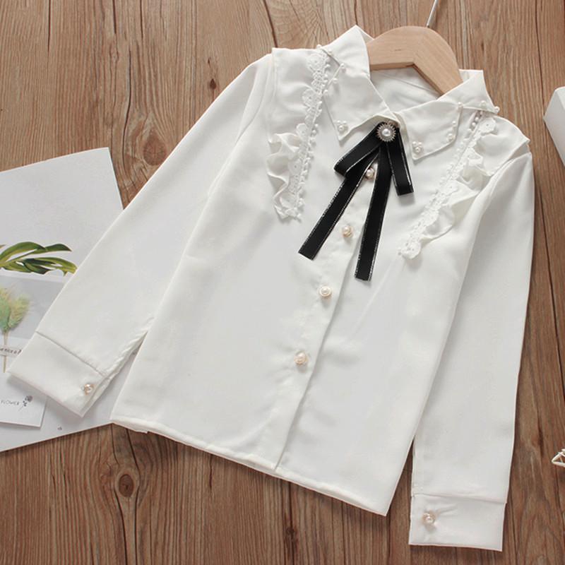 Весенние хлопковые блузки для девочек, однотонные белые топы с длинными рукавами, детская школьная одежда с лацканами, детские топы 8T белый
Весенние хлопковые блузки для девочек, однотонные белые топы с длинными рукавами, детская школьная одежда с лацканами, детские топы 8T белый