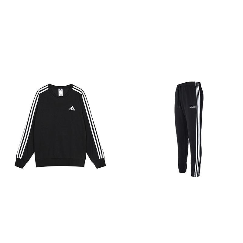 Adidas Свободный крой, длинный рукав, свитер, толстовка с завязками и винтажными полосатыми длинными брюками, повседневный спортивный комплект, унисекс, комплекты черного цвета GK9078+DQ3093 M
Adidas Свободный крой, длинный рукав, свитер, толстовка с завязками и винтажными полосатыми длинными брюками, повседневный спортивный комплект, унисекс, комплекты черного цвета GK9078+DQ3093 M