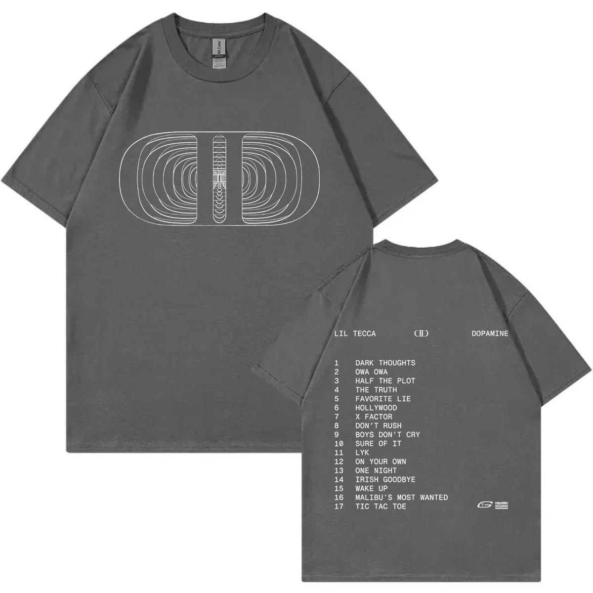 Rapper Lil Tecca Dopamine 2026 New Album Merch Tshirt Fashion Hip Hop Short Sleeve T Shirts Unisex Women Casual Oversized Tshirts 4XL
Rapper Lil Tecca Dopamine 2026 New Album Merch Tshirt Fashion Hip Hop Short Sleeve T Shirts Unisex Women Casual Oversized Tshirts 4XL
