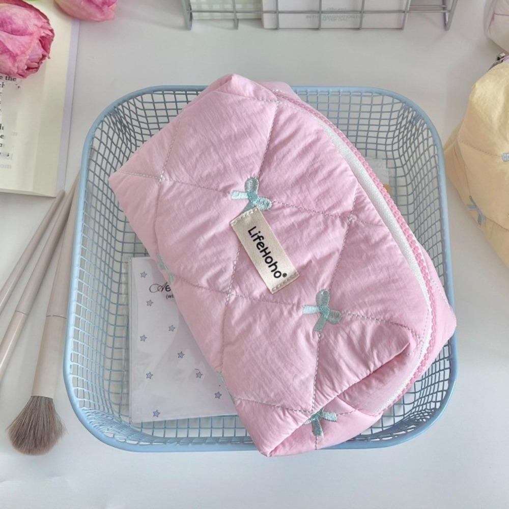 Student School Supplies Cute Bow Cosmetic Bag Female Large Capacity Pencil Bag Office Stationery Storage Bags розовый
Student School Supplies Cute Bow Cosmetic Bag Female Large Capacity Pencil Bag Office Stationery Storage Bags розовый