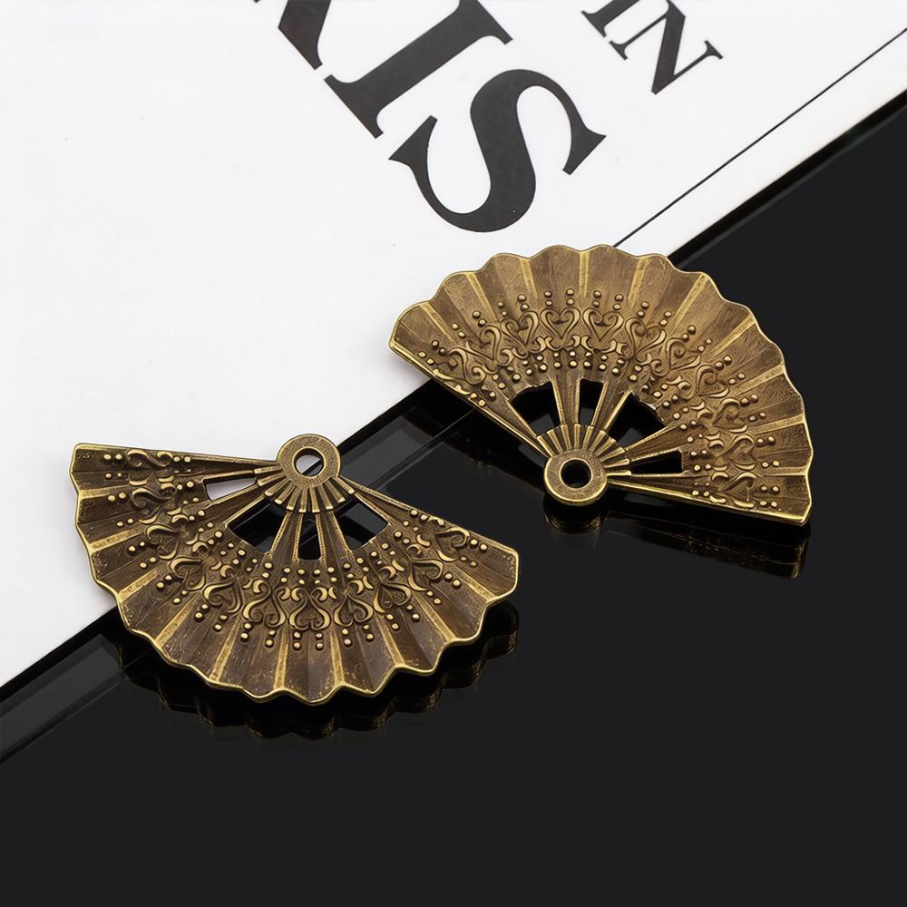 10pcs Vintage Charms Fan 21x33mm Antique Alloy Pendant Ancient Hair Jewelry Making Accessories DIY Handmade Craft Earring Choker
10pcs Vintage Charms Fan 21x33mm Antique Alloy Pendant Ancient Hair Jewelry Making Accessories DIY Handmade Craft Earring Choker