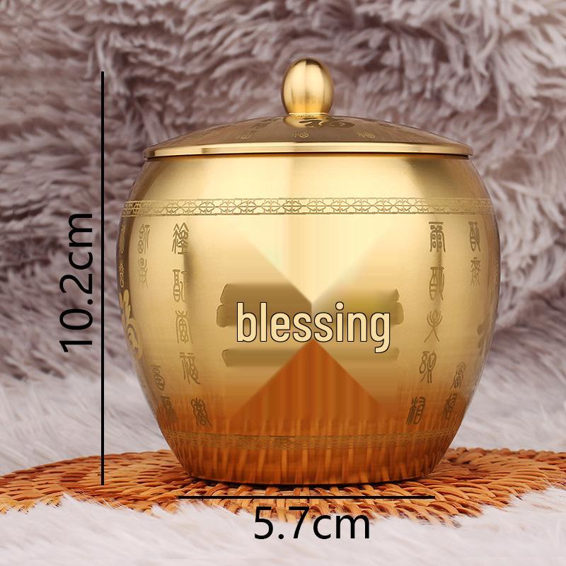 Латунная банка для чая - Креативная медная посуда для офисных столов
Латунная банка для чая - Креативная медная посуда для офисных столов